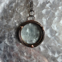 Copper Magnifying Glass Necklace - SOLD