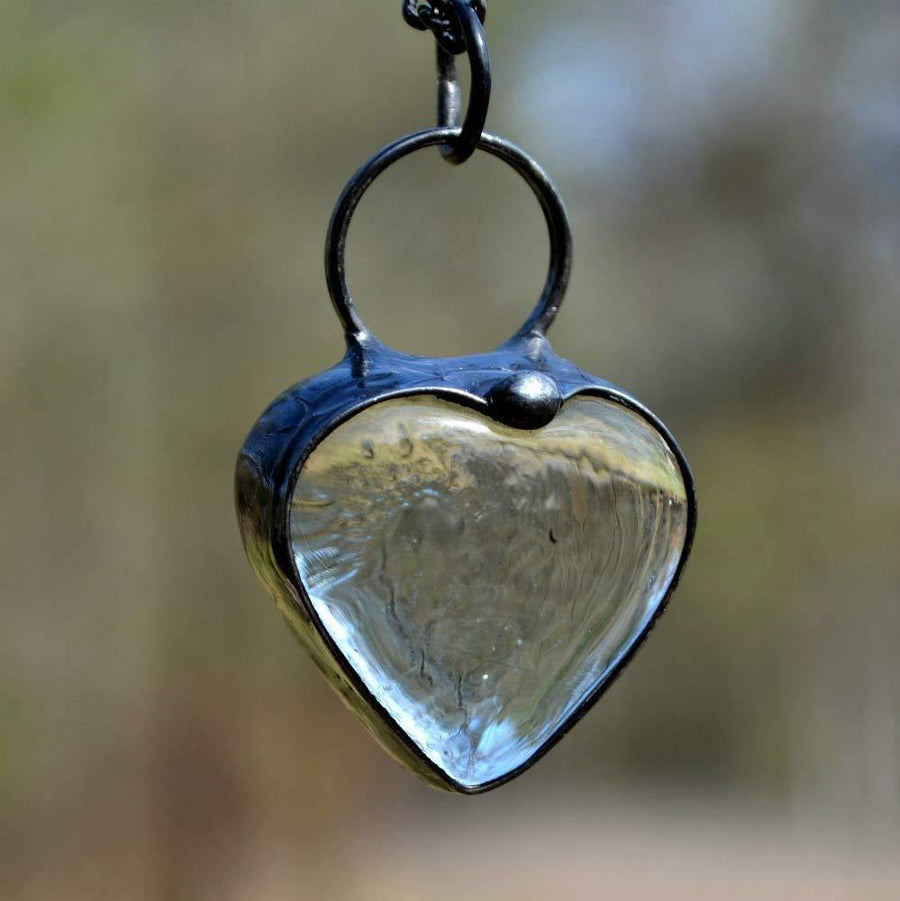 clear_chunky_glass_heart_pendant_Handmade_by_bayou_glass_arts