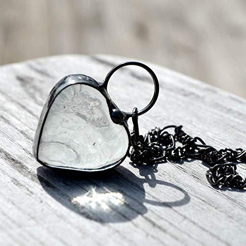 clear_glass_chunky_heart_pendant