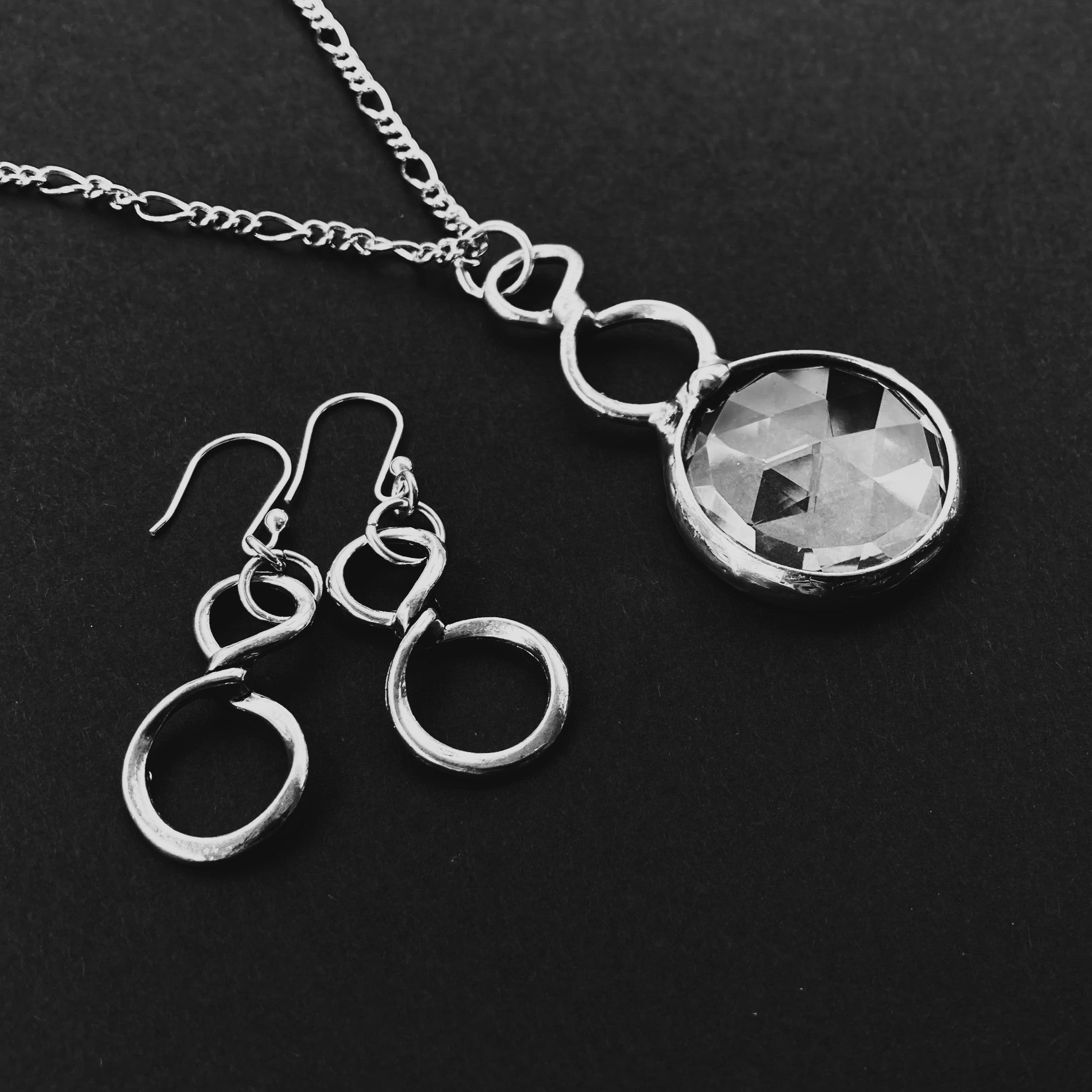 Infinity Earrings Bayou Glass Arts