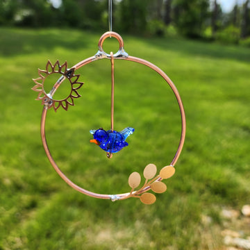 Blue Bird Sun Catcher