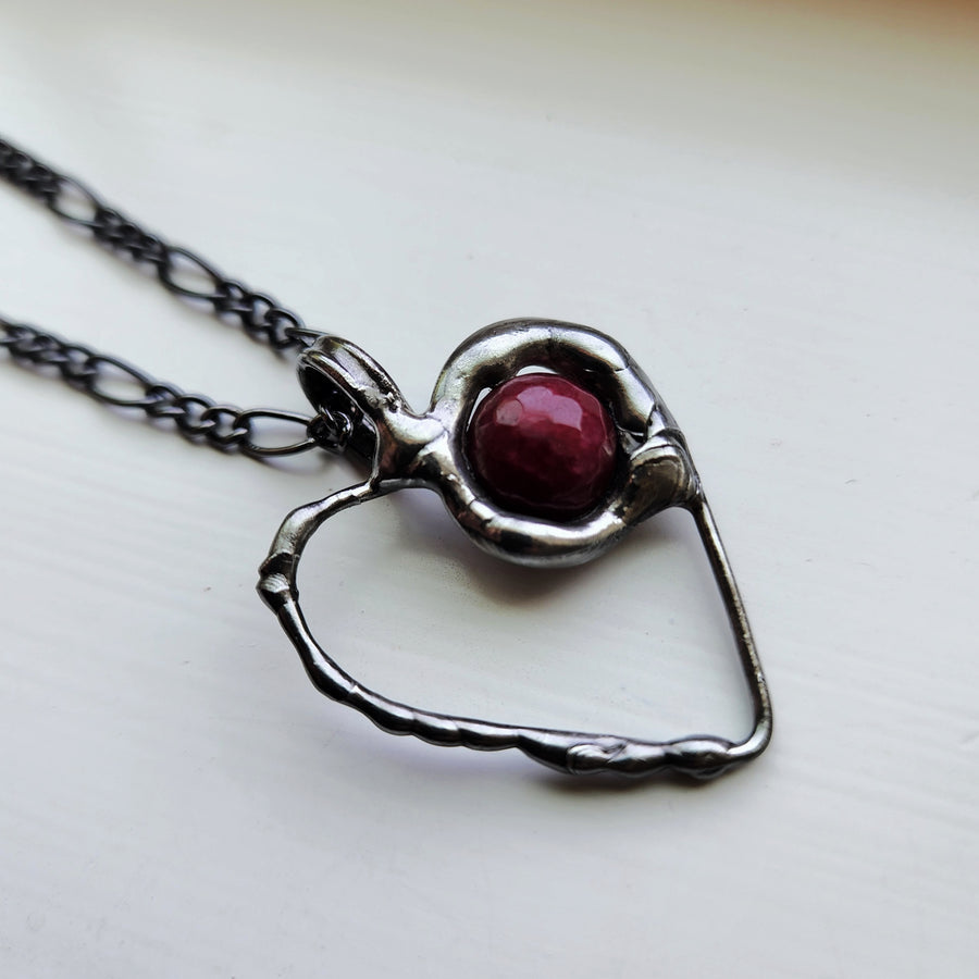 Hand Formed Heart Necklace - SOLD