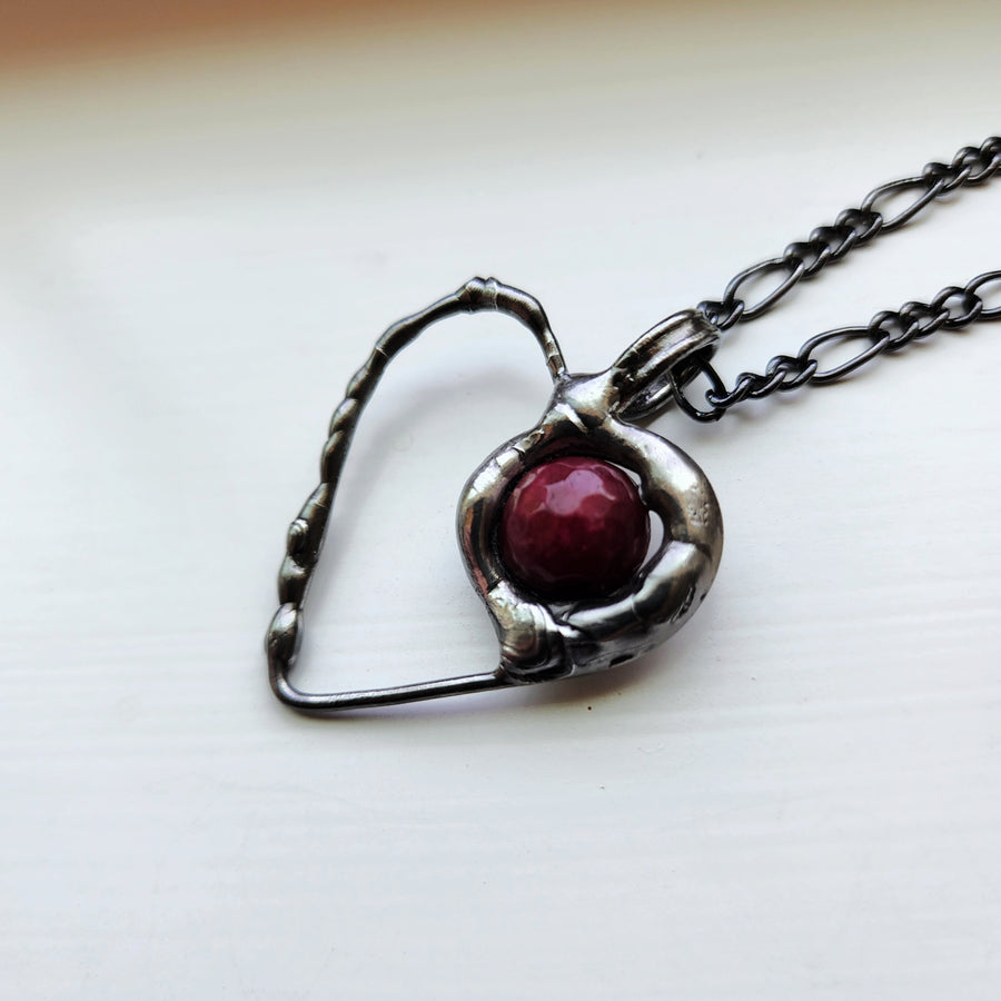 Hand Formed Heart Necklace - SOLD