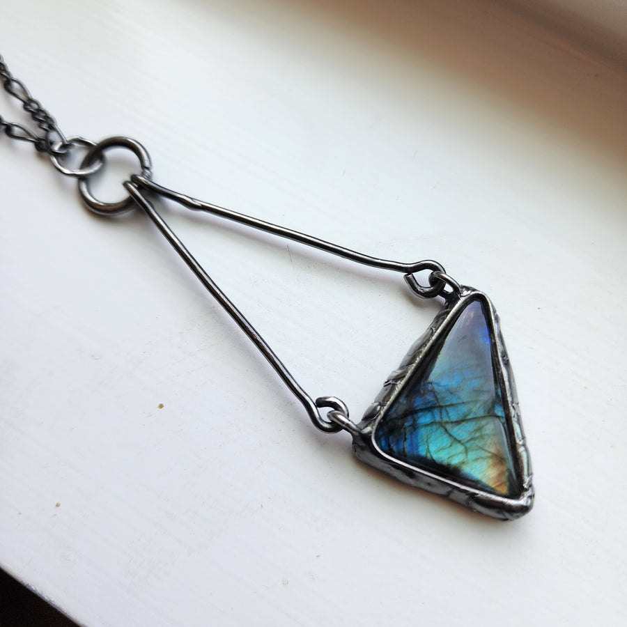 Labradorite Dangling Pendant - SOLD