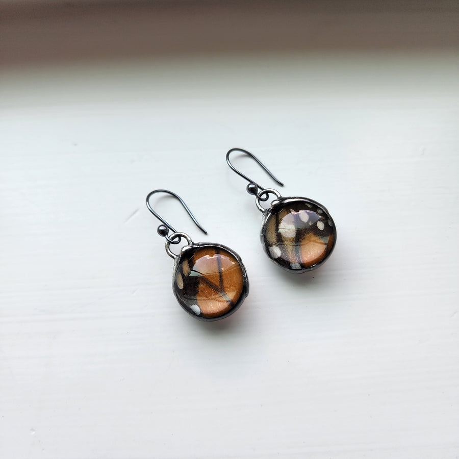 Real Butterfly Earrings - SOLD