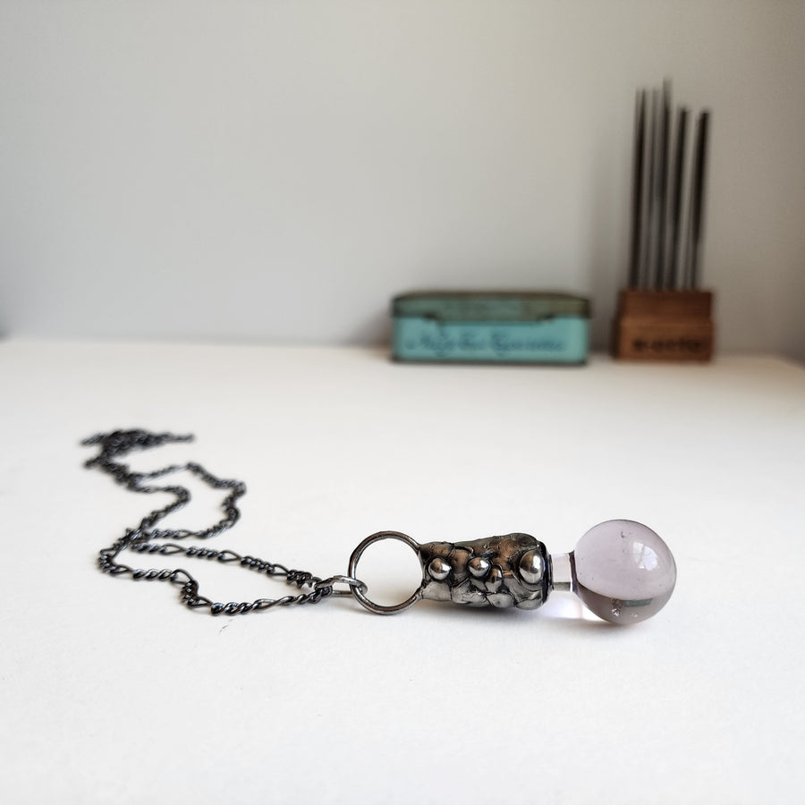 Unique Pendant Made from Glass Perfume Stopper