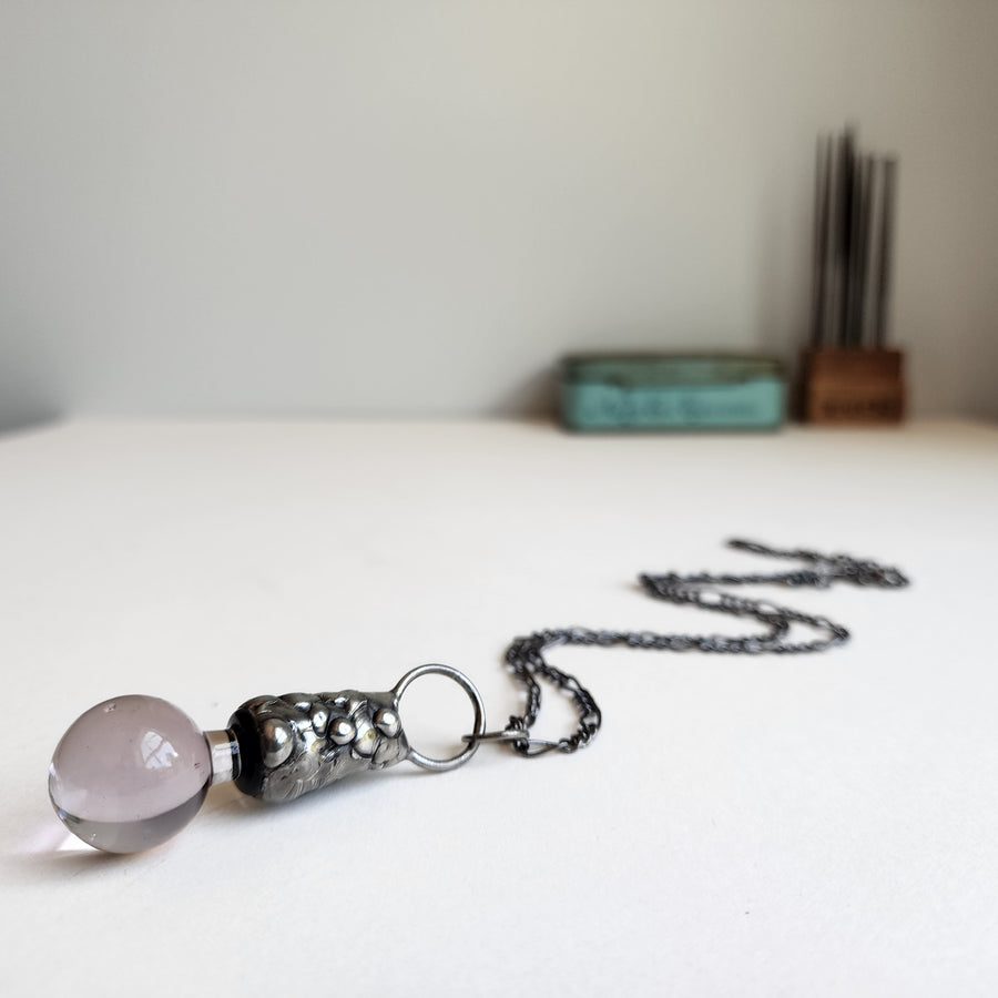 Unique Pendant Made from Glass Perfume Stopper