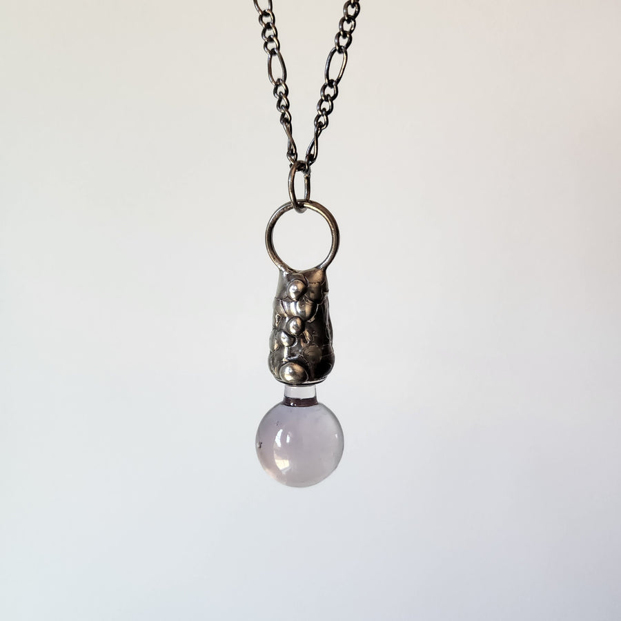 Unique Pendant Made from Glass Perfume Stopper