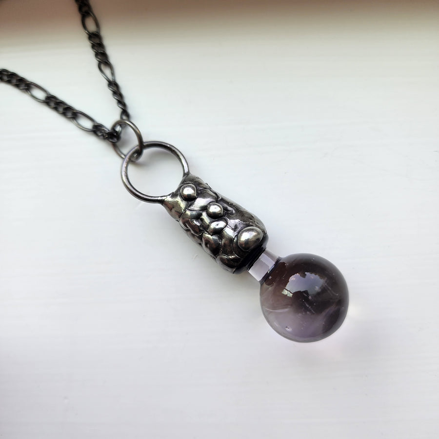 Unique Pendant Made from Glass Perfume Stopper