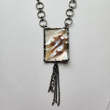 Natural Abalone Shell Necklace