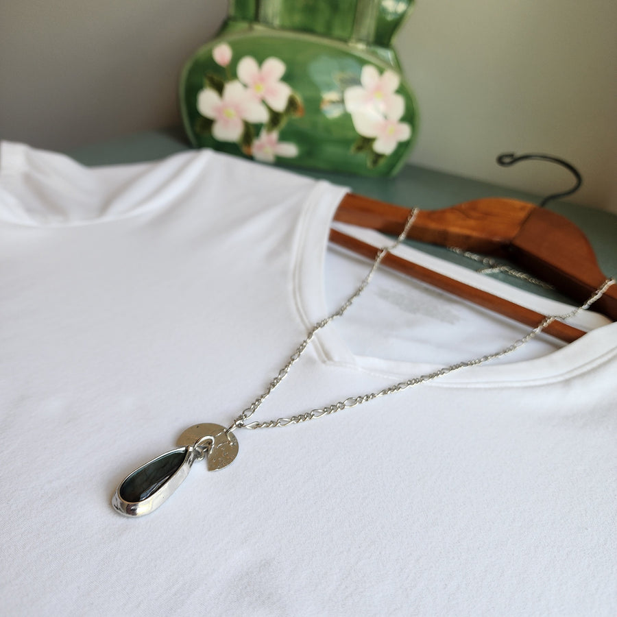 Labradorite Pendant Necklace - SOLD