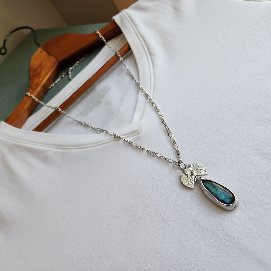 Labradorite Pendant Necklace - SOLD