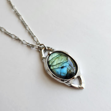 Labradorite Pendant Necklace - SOLD