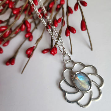 Moonstone Pendant Necklace