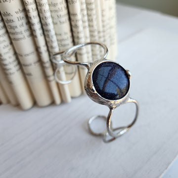 Blue Sandstone Ring Cuff