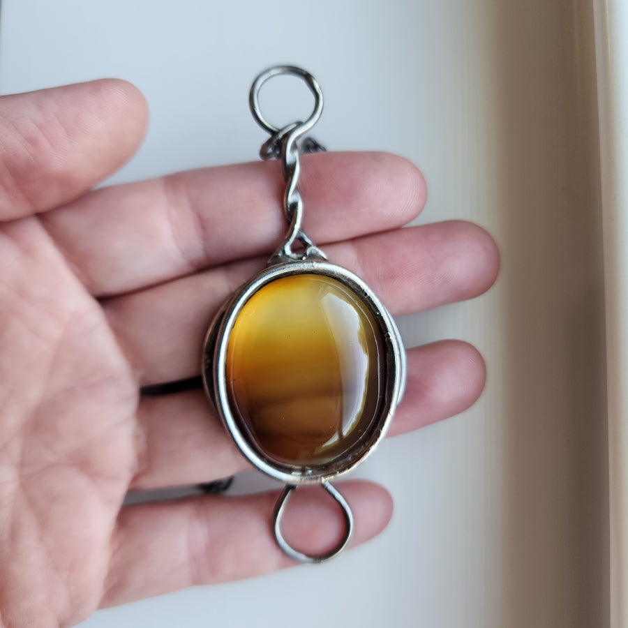 SOLD - Dreamy Gemstone Statement Pendant