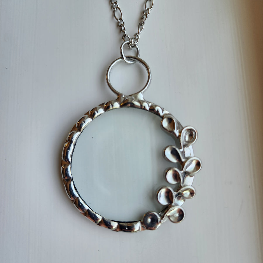 Swirled Magnifying Glass Pendant - SOLD