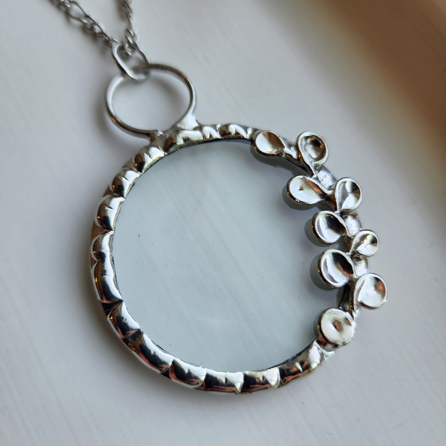 Swirled Magnifying Glass Pendant - SOLD
