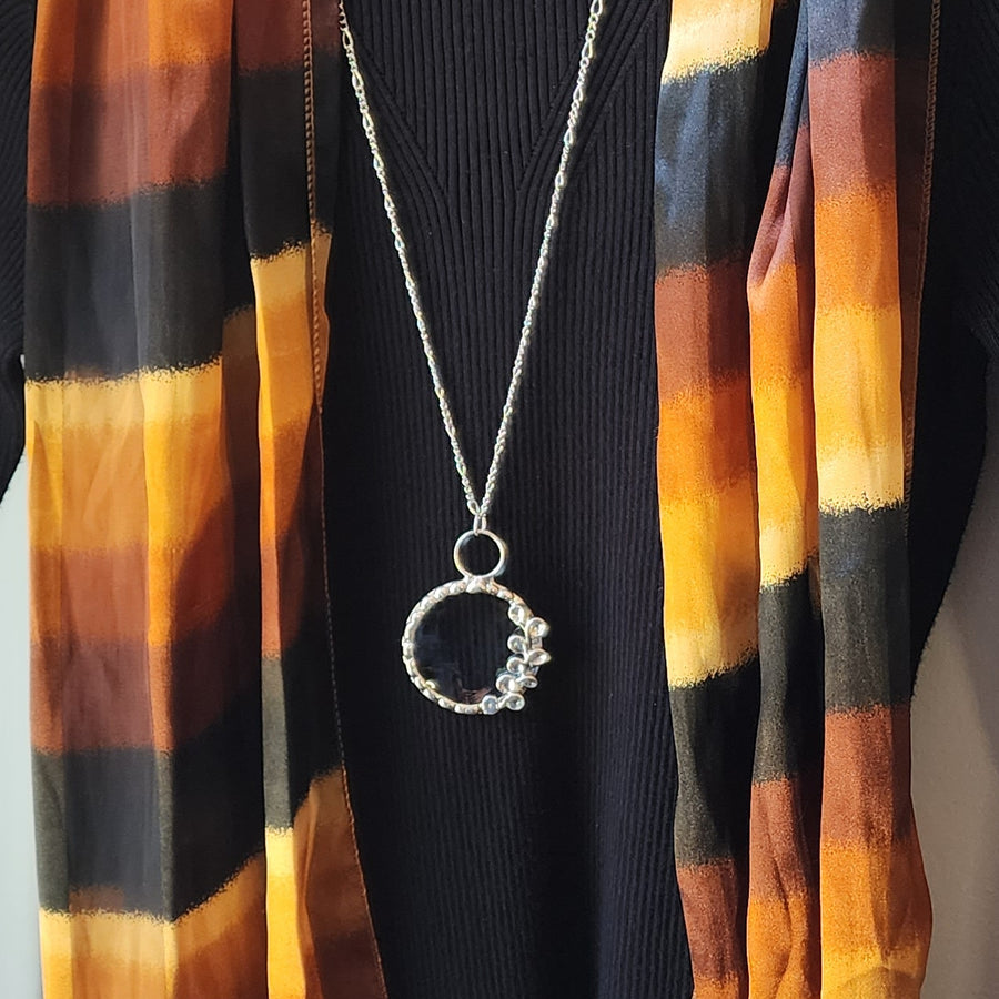 Swirled Magnifying Glass Pendant - SOLD