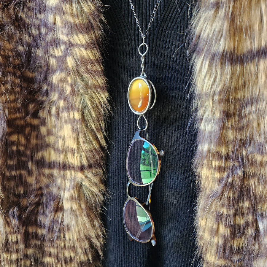 SOLD - Dreamy Gemstone Statement Pendant