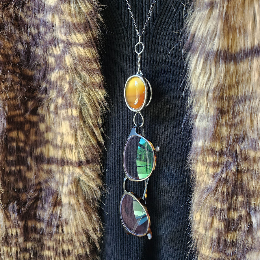 Dreamy Gemstone Statement Pendant