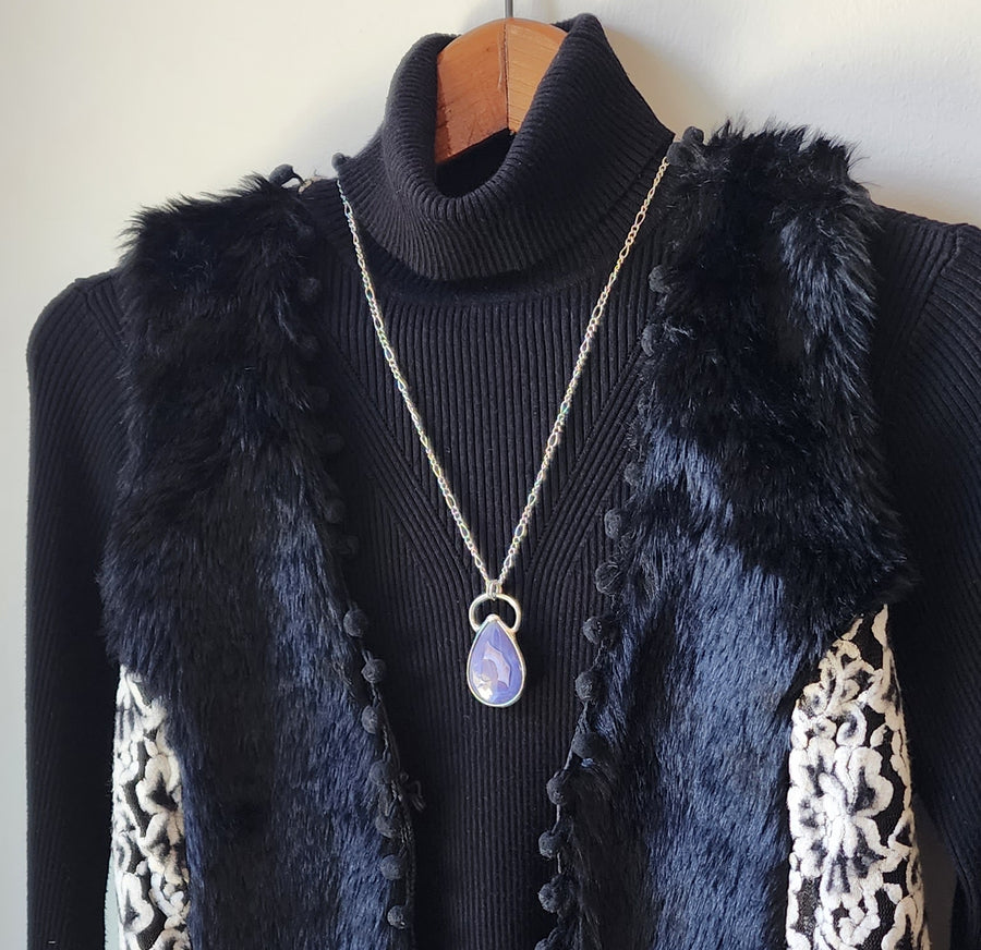 Unique Agate Pendant Necklace - SOLD