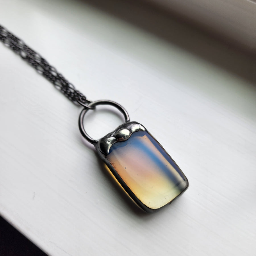 Opalite Pendant Necklace, One of a Kind