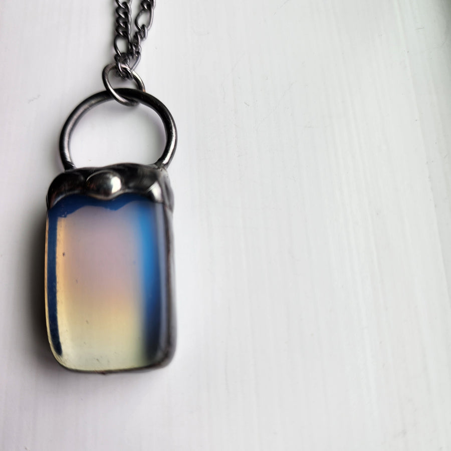 Opalite Pendant Necklace, One of a Kind