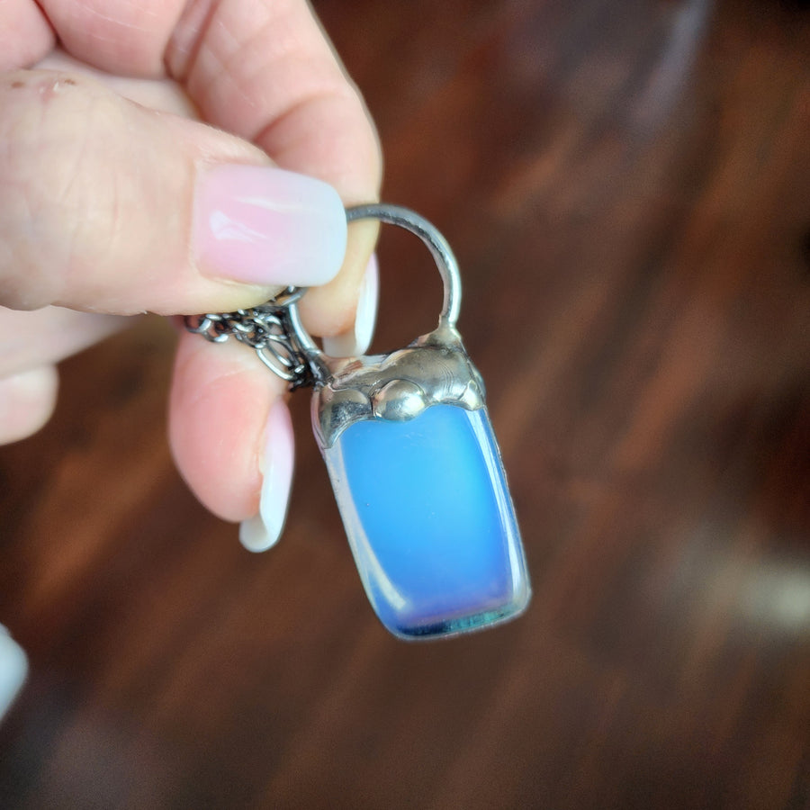 Opalite Pendant Necklace, One of a Kind - SOLD