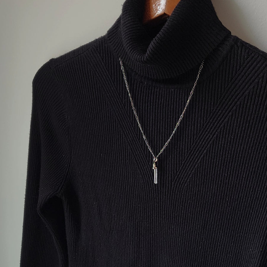 Quartz Crystal Spear Pendant Necklace, One of a Kind - SOLD