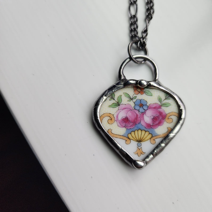 Broken Floral China Jewelry
