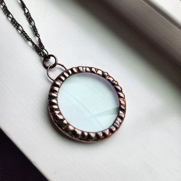 Handcrafted Copper Magnifier Necklace