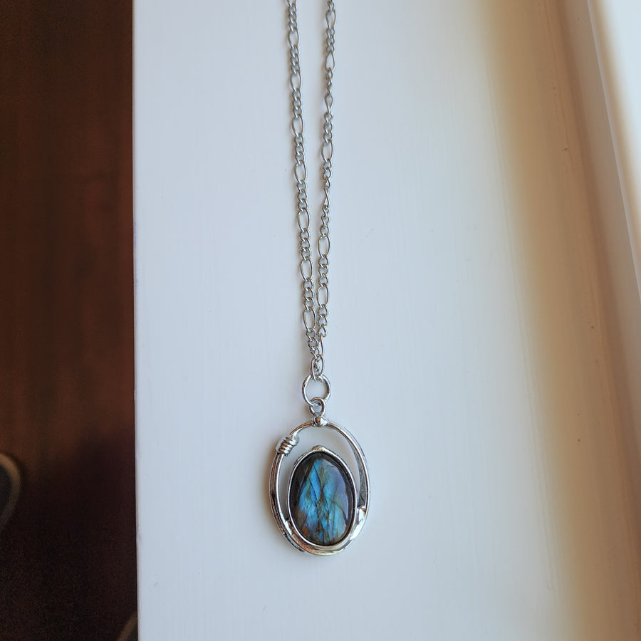 Labradorite Pendant Necklace for Women - SOLD