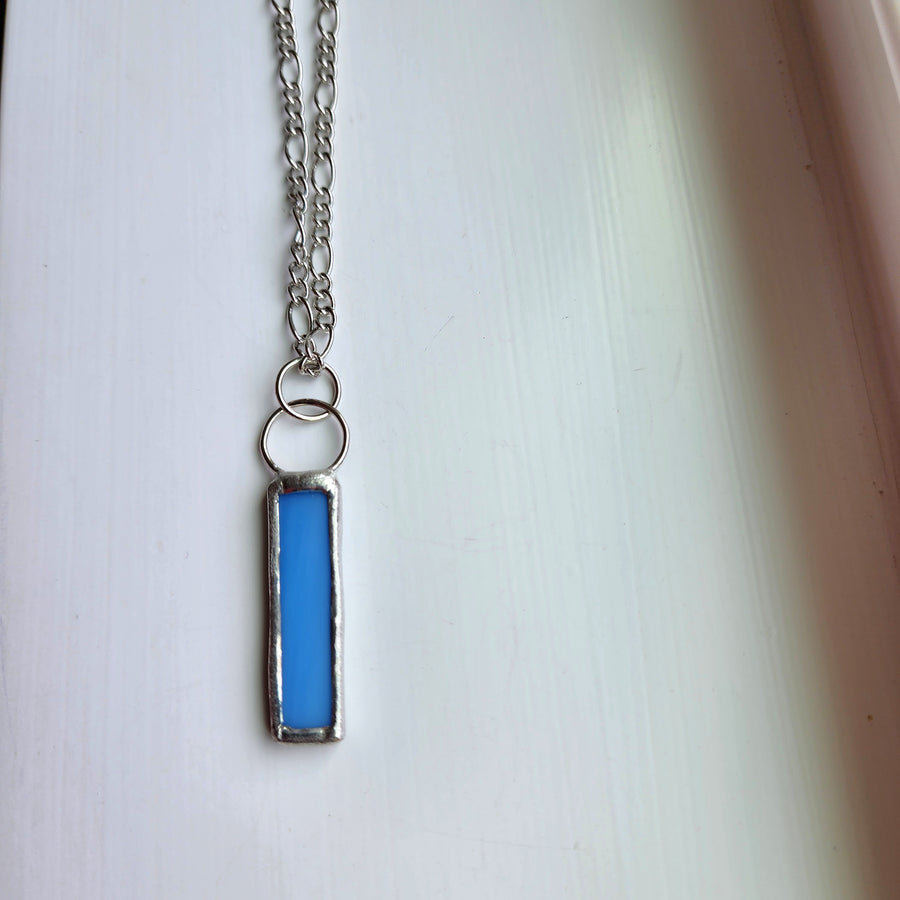 Stained Glass Pendant Necklace