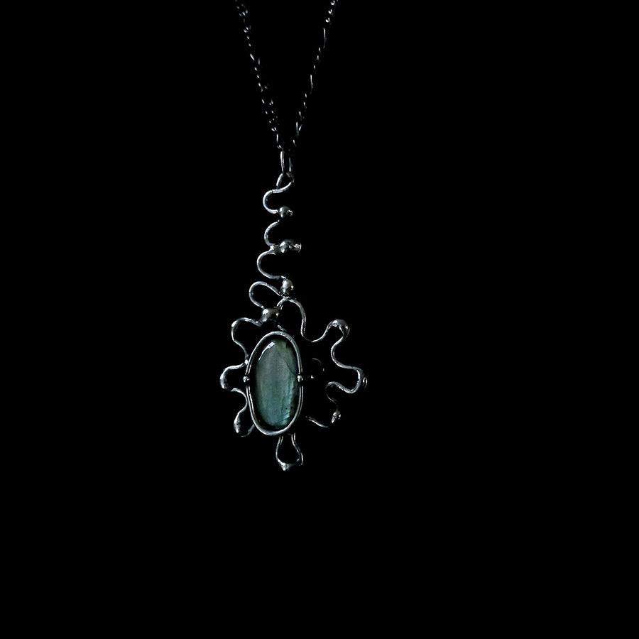 Large Labradorite Statement Necklace - SOLD