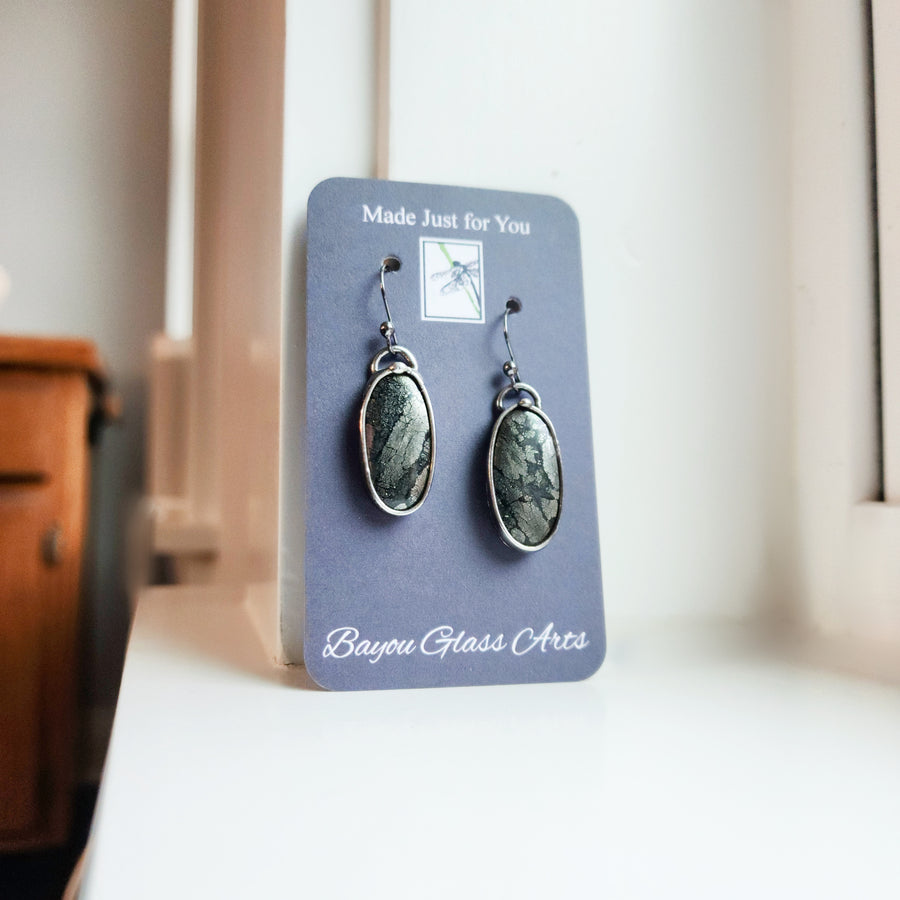 Marcasite Oval Earrings for Women