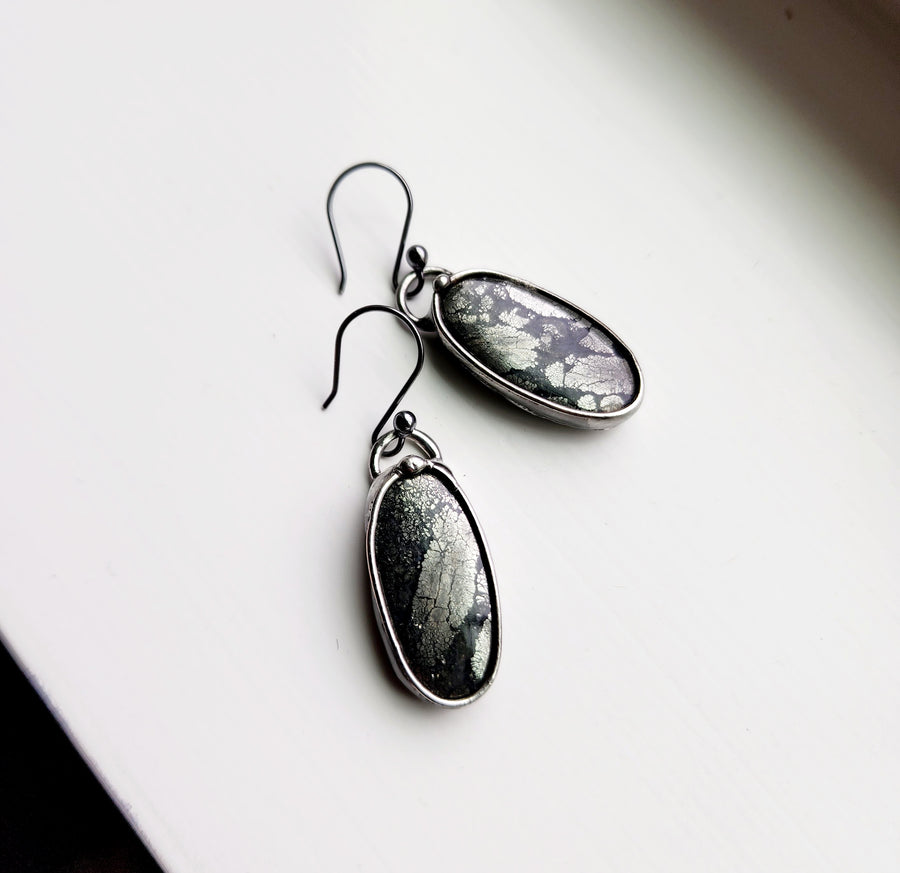 Marcasite Oval Earrings for Women