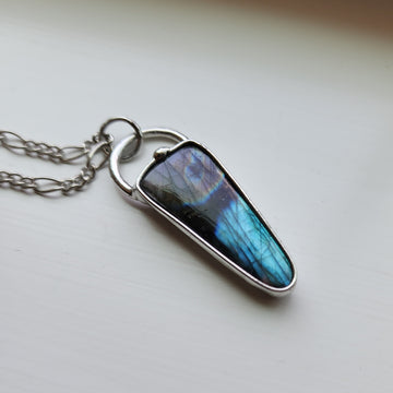 Labradorite Pendant Necklace for Men or Women - SOLD