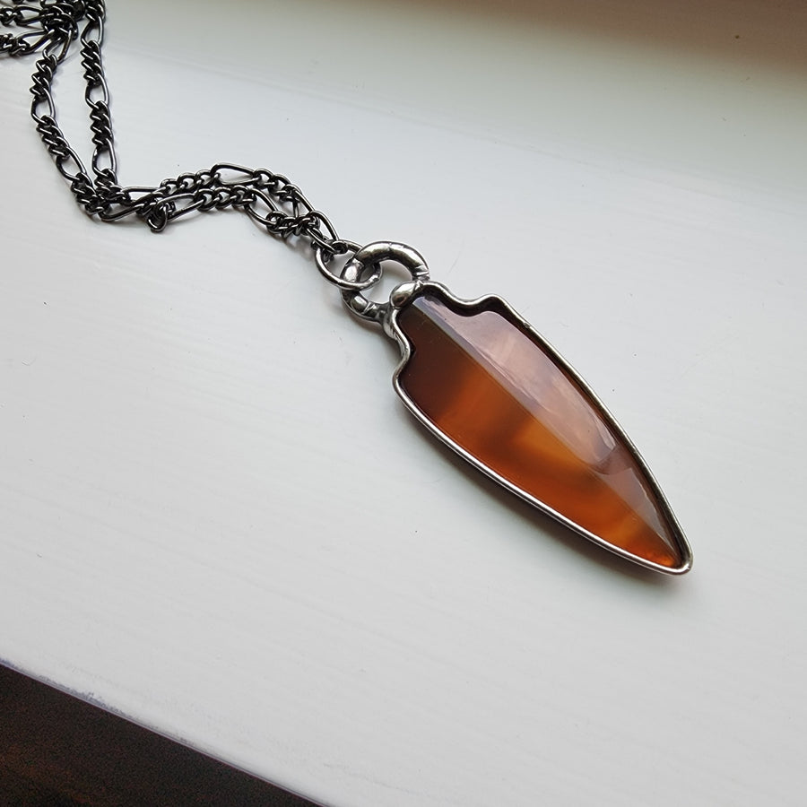 Golden Agate Arrowhead