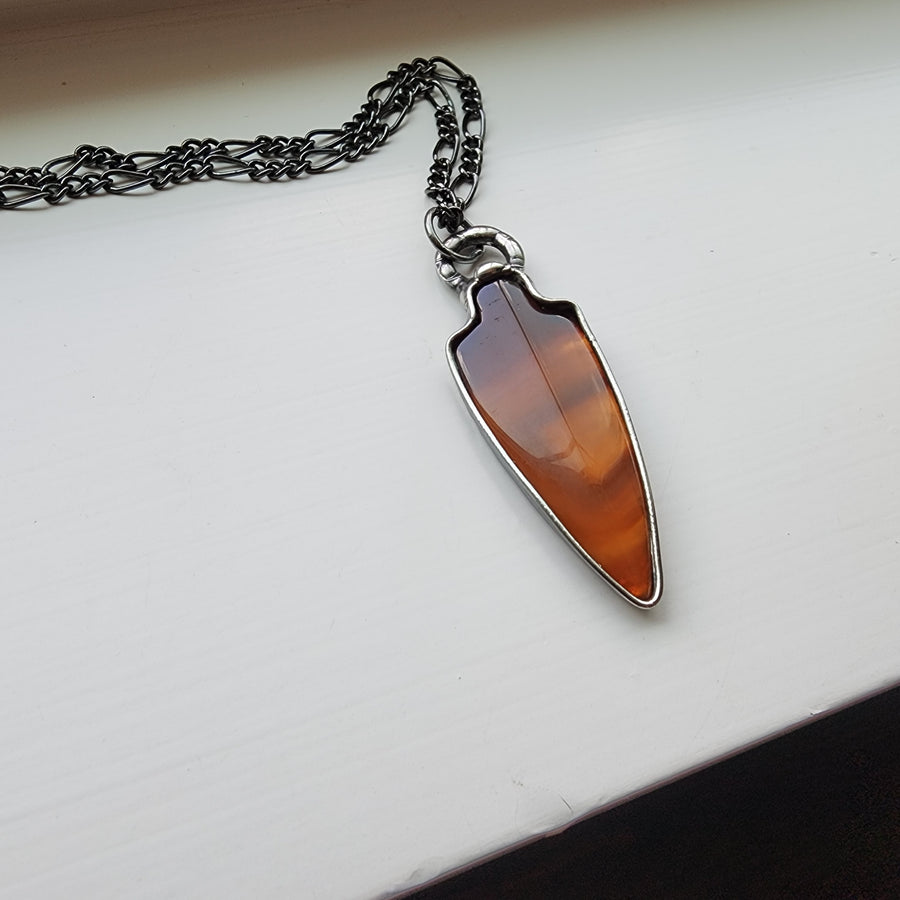 Golden Agate Arrowhead