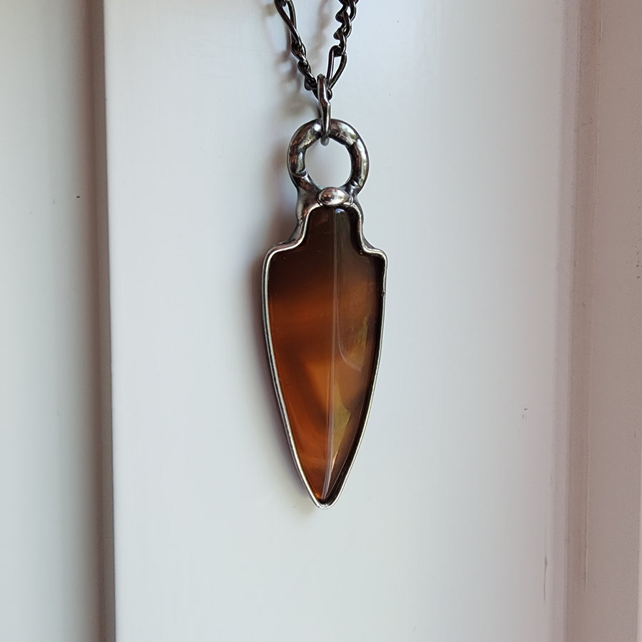 Golden Agate Arrowhead
