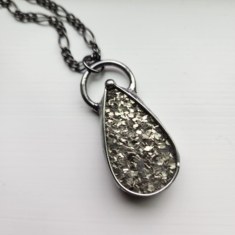 Large Golden Pyrite Druzy, Raw Pyrite