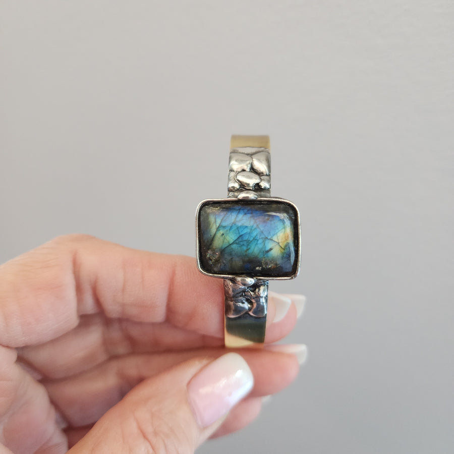 Blue Labradorite Cuff Bracelet- SOLD