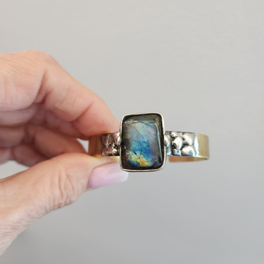 Blue Labradorite Cuff Bracelet- SOLD