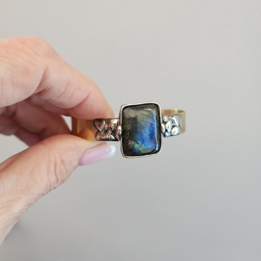 Blue Labradorite Cuff Bracelet- SOLD