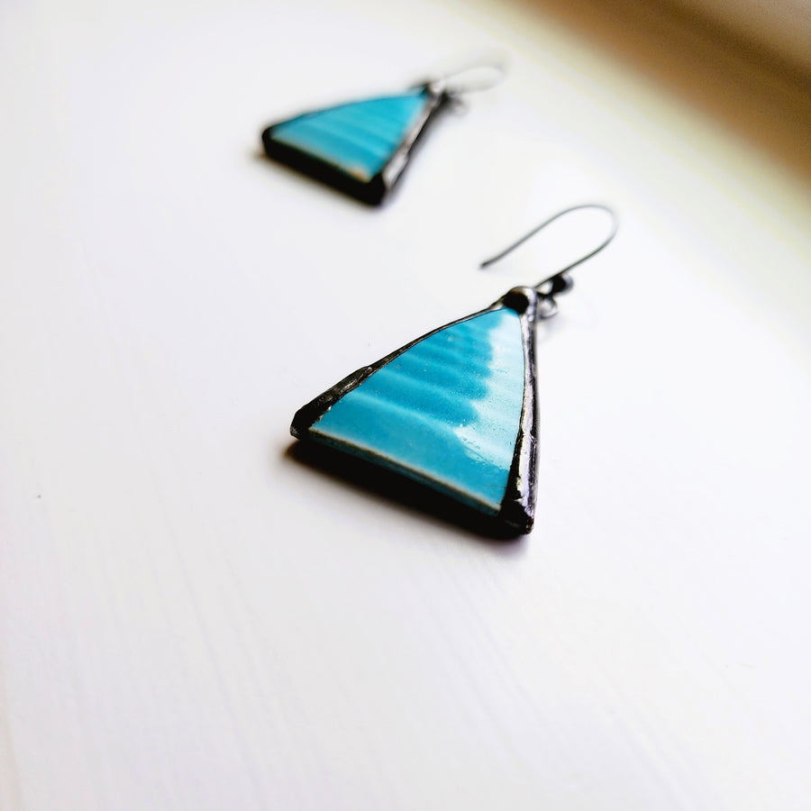 Fiesta Dinner Ware Earrings, Broken Bowl Jewelry