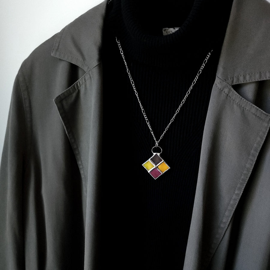 SOLD - Modernism Pendant Necklace