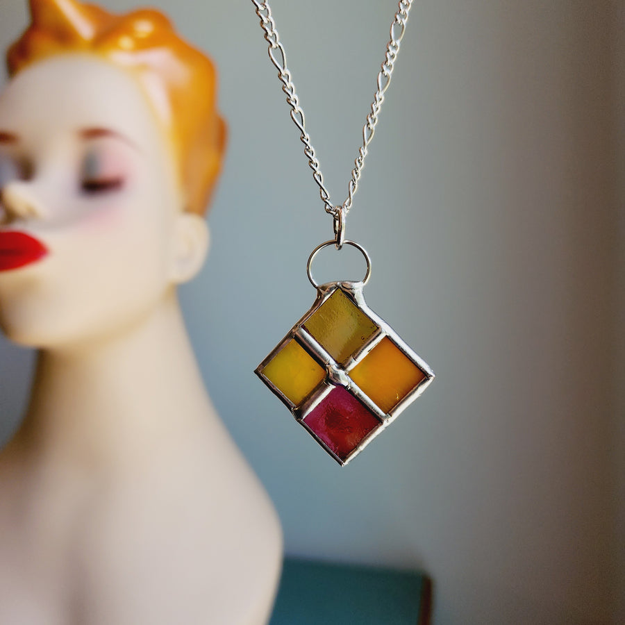 SOLD - Modernism Pendant Necklace