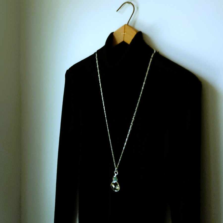 Long Labradorite Kaleidoscope Pendant Necklace - SOLD