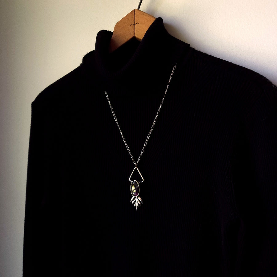 SOLD - Large Amethyst Gemstone Necklace